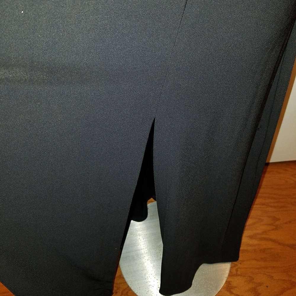 Nightway formal dress, lilac blk, size 8, 10 - Picture 4 of 7